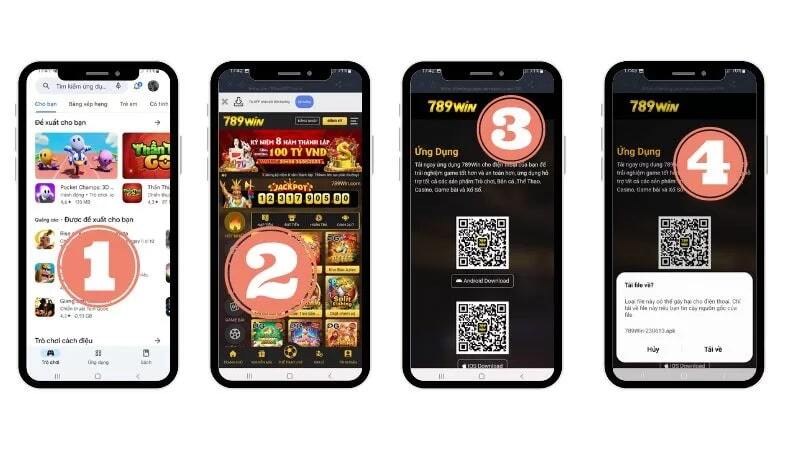 Điểm qua thao tác tải và cài đặt app 789win về điện thoại android Điểm qua thao tác tải và cài đặt app 789win về điện thoại android
